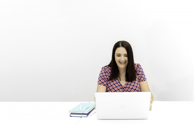 Karen Dauncey from Blue Cherry Online Marketing. Karen is a Google Expert and thrives on getting your business found online!